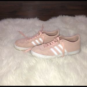 Pink Adidas sneakers